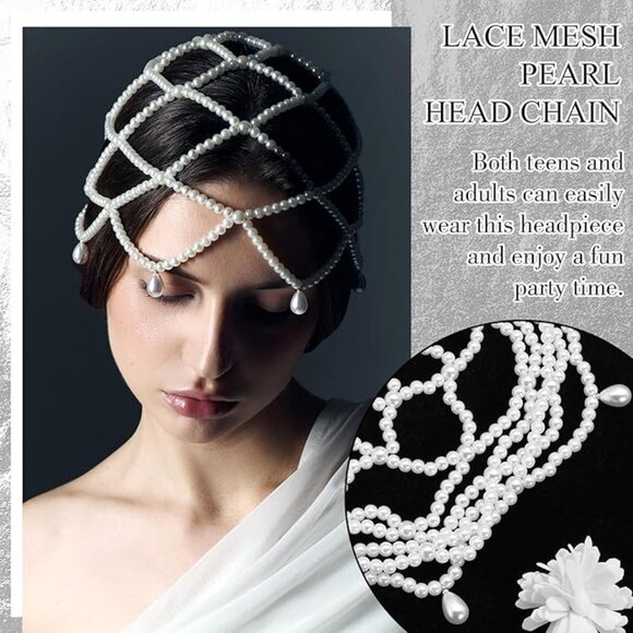 Wedding Pearl Head Chain main image 9